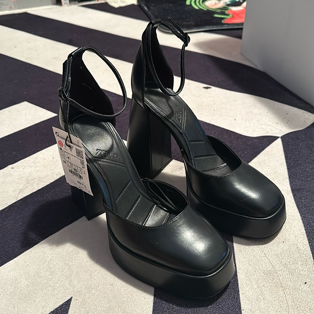 🆕 BNWT Zara Platform Mary Jane **SOLD OUT EVERYWHERE**